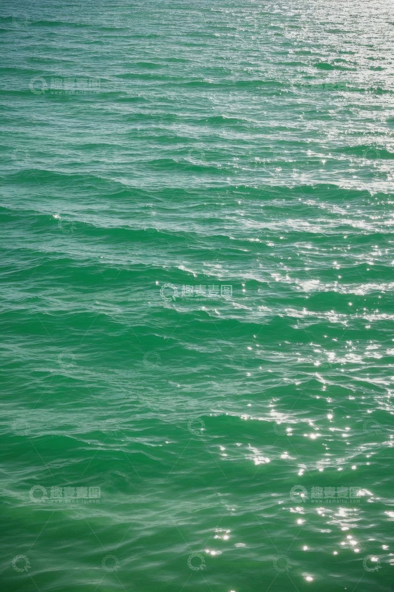 高清大图下载【趣麦麦图】波光粼粼的海洋水面