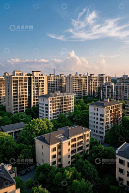 住宅区航拍全景