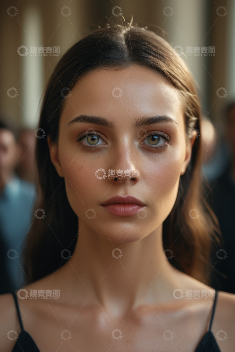 高清大图下载【趣麦麦图】女性特写肖像照片素材