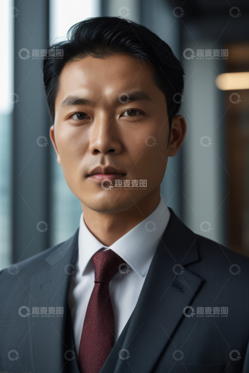 高清大图下载【趣麦麦图】商务男士职业肖像特写