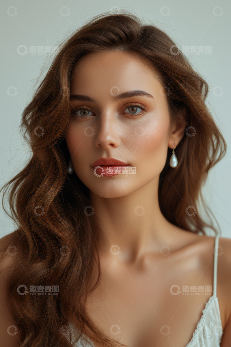 高清大图下载【趣麦麦图】女性特写肖像