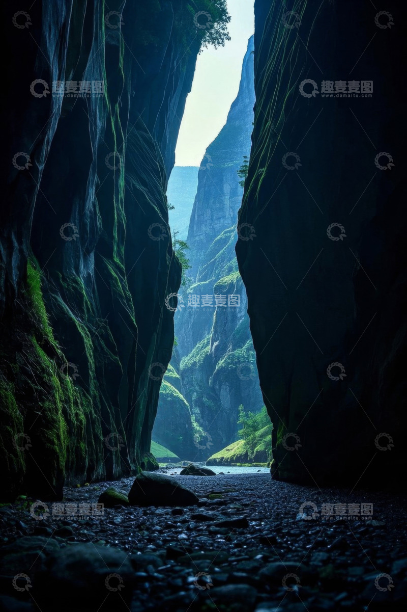 高清大图下载【趣麦麦图】峡谷自然风光景象