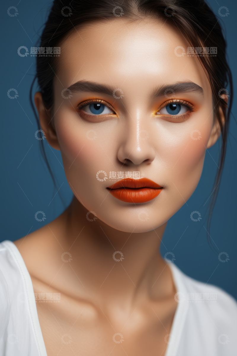 高清大图下载【趣麦麦图】女性特写肖像