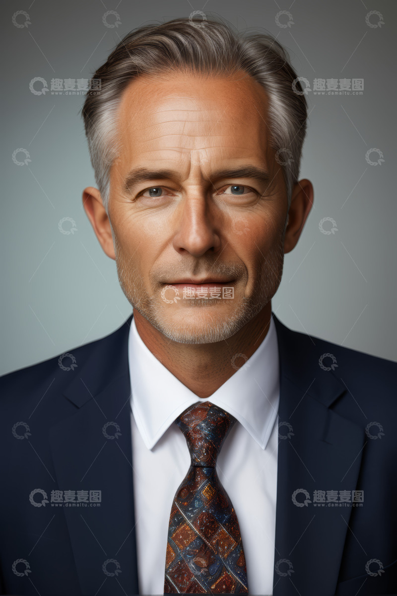 高清大图下载【趣麦麦图】西装男士商务肖像