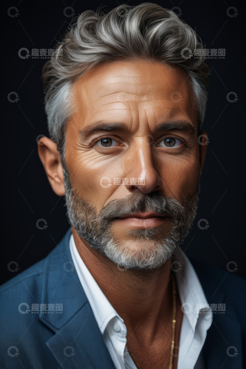 高清大图下载【趣麦麦图】成熟男性商务风格肖像