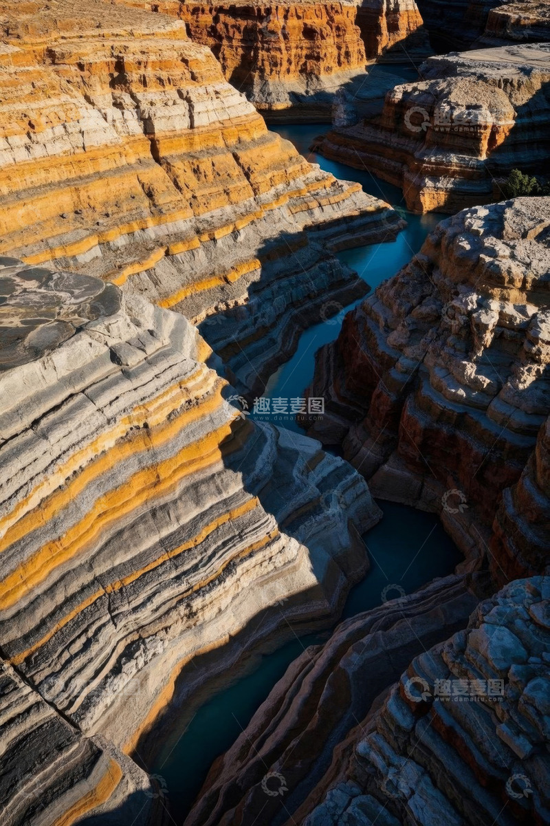 高清大图下载【趣麦麦图】峡谷岩石自然风光