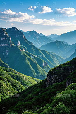 太行山壮丽山脉风光