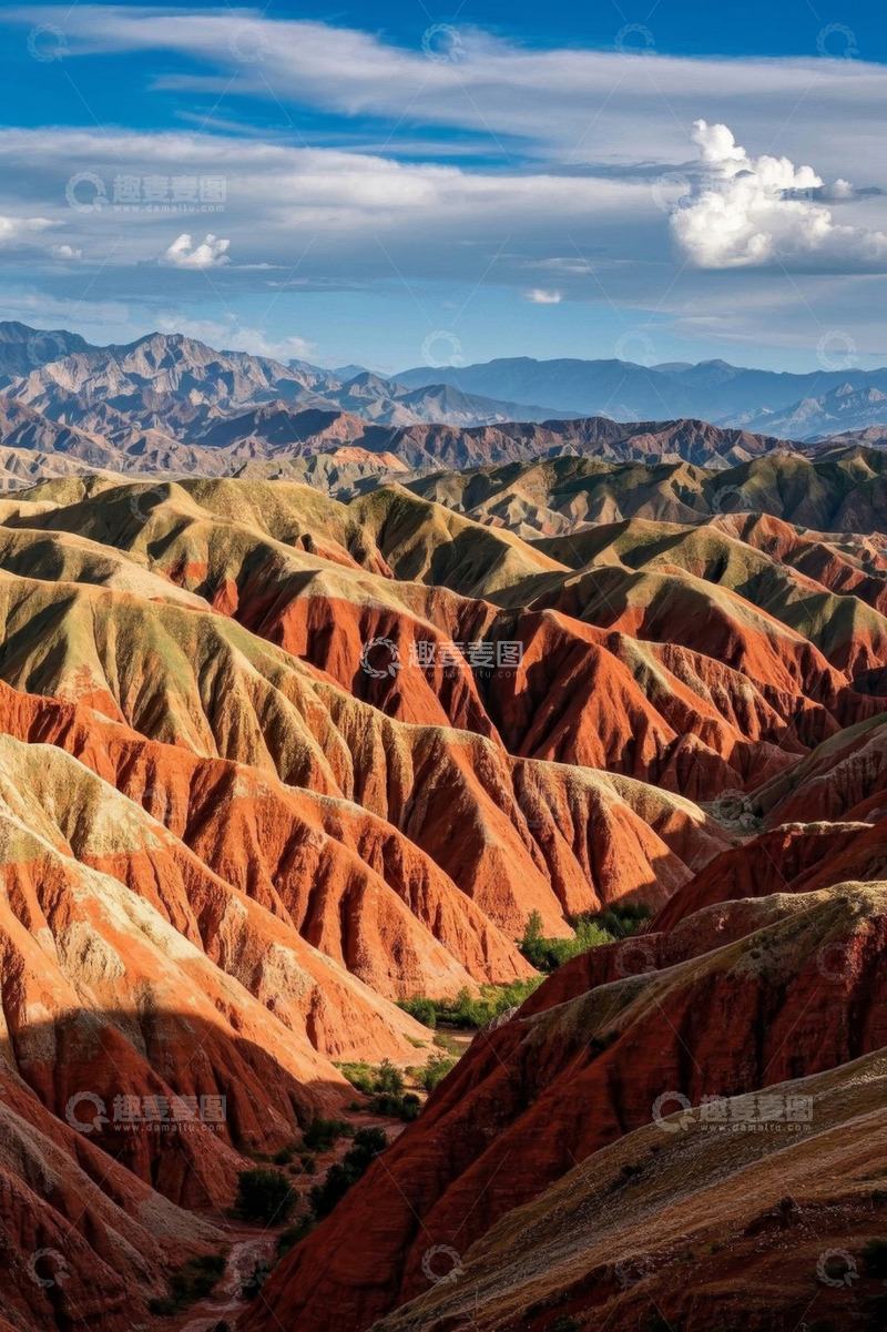 高清大图下载【趣麦麦图】张掖七彩丹霞自然风光