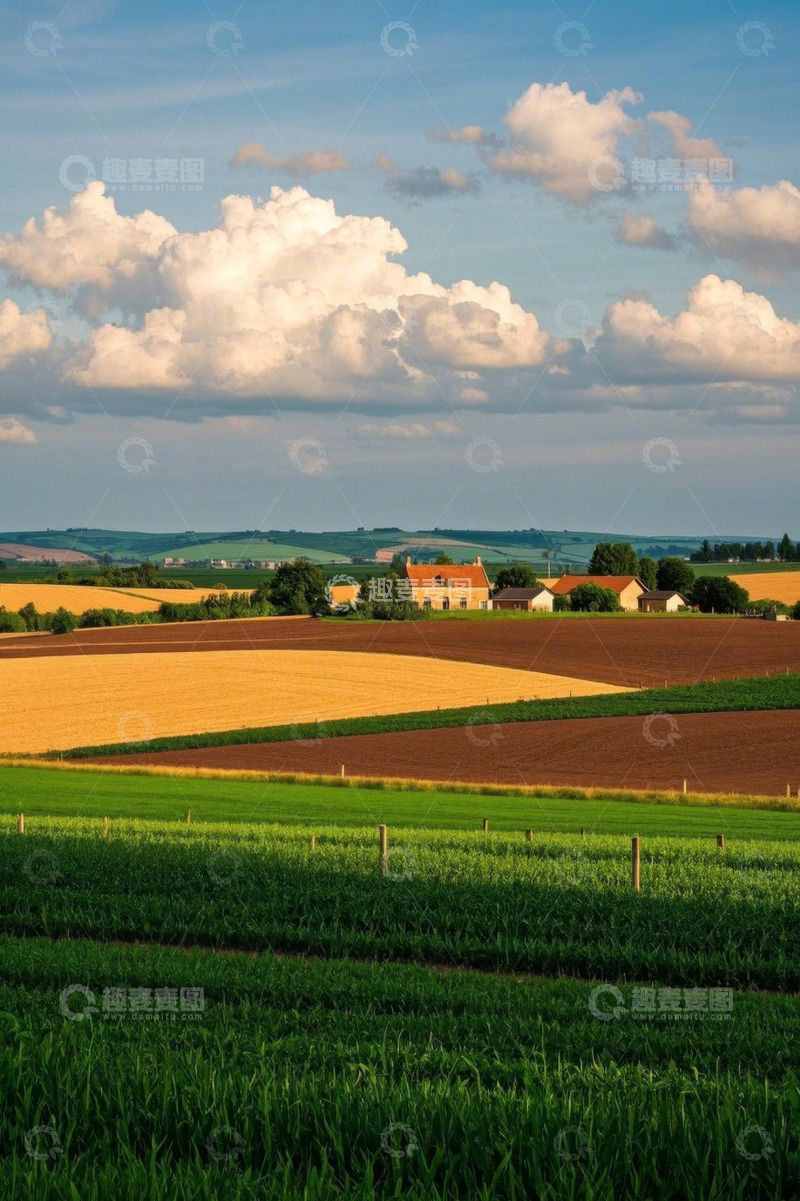 高清大图下载【趣麦麦图】田野乡村田园风景