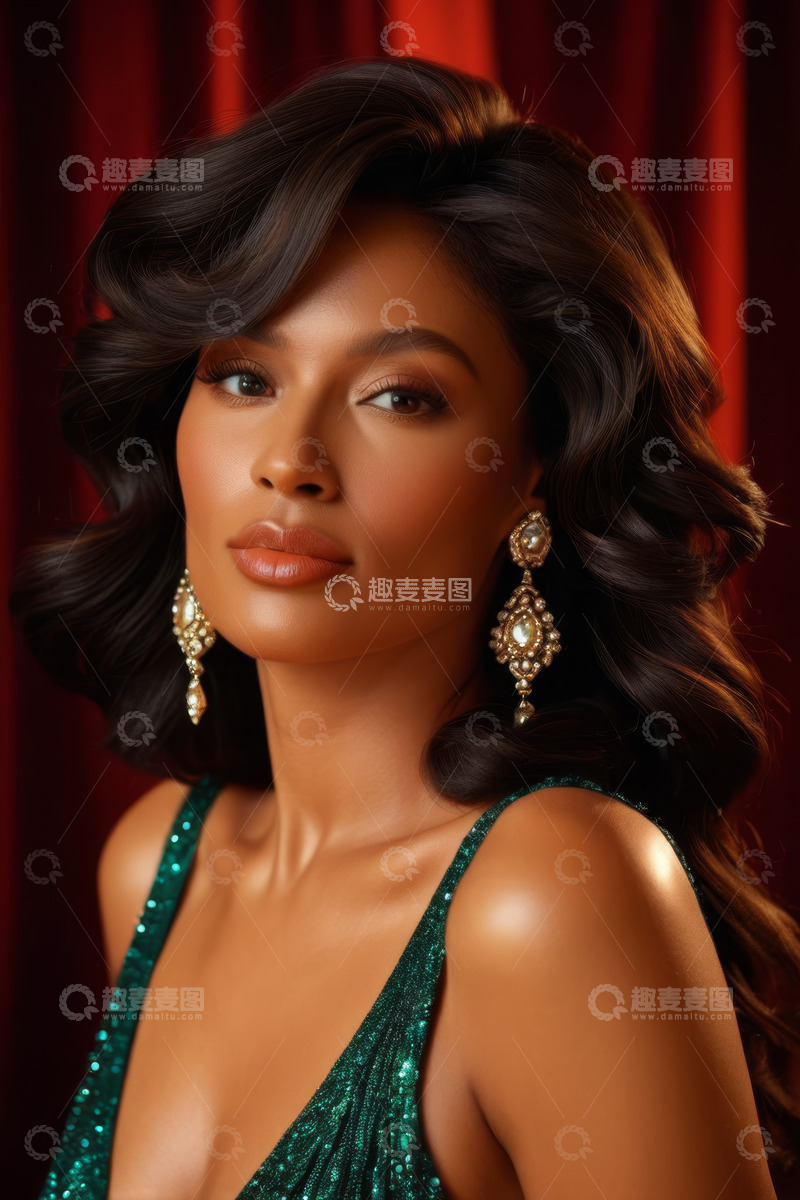 高清大图下载【趣麦麦图】年轻女性时尚肖像摄影