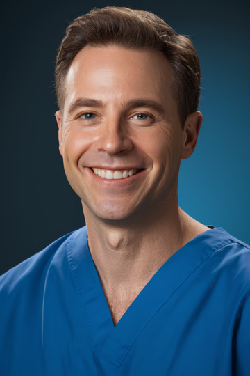 微笑男医生半身照