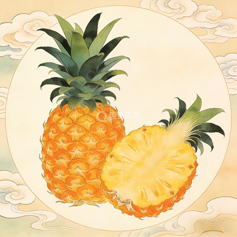 高清大图下载【趣麦麦图】露兜子菠萝凤梨