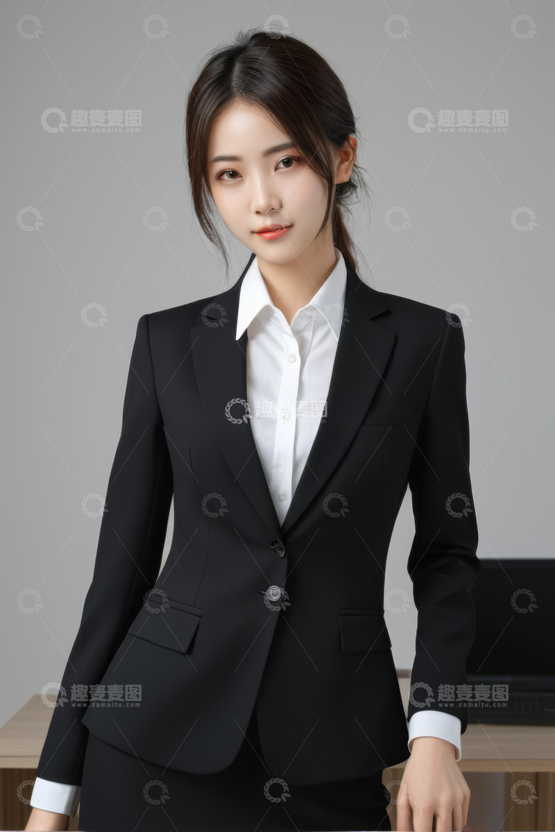 高清大图下载【趣麦麦图】职业女性商务正装形象照