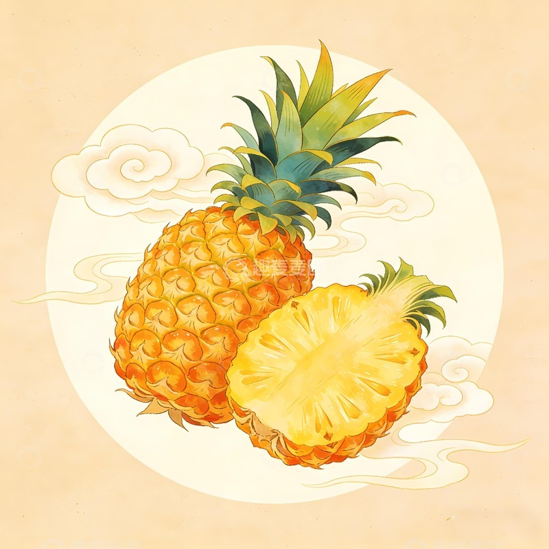 高清大图下载【趣麦麦图】菠萝凤梨露兜子