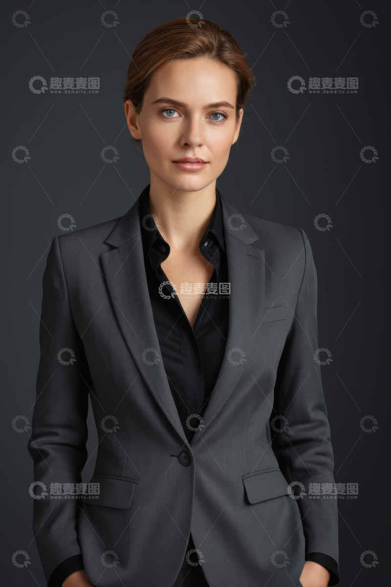 高清大图下载【趣麦麦图】职业女性商务正装肖像