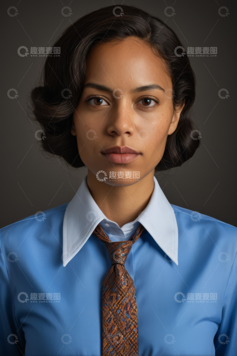 高清大图下载【趣麦麦图】职业女性半身肖像