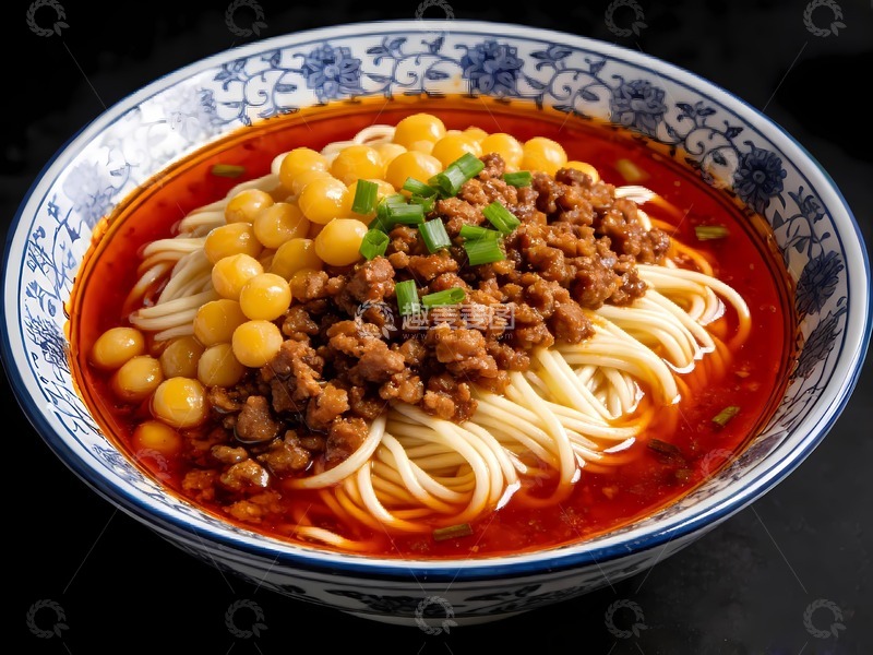 高清大图下载【趣麦麦图】一碗豌杂面摄影