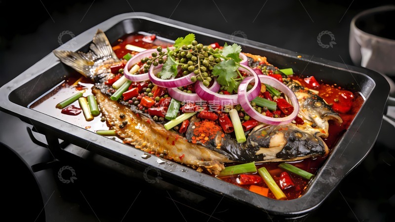 高清大图下载【趣麦麦图】烤鱼巫山烤鱼