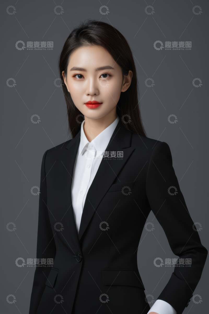 高清大图下载【趣麦麦图】职业女性商务正装形象照