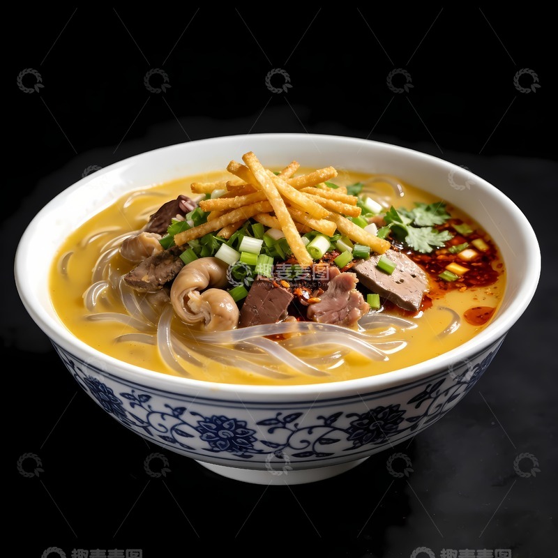 高清大图下载【趣麦麦图】一碗 榆林羊杂碎