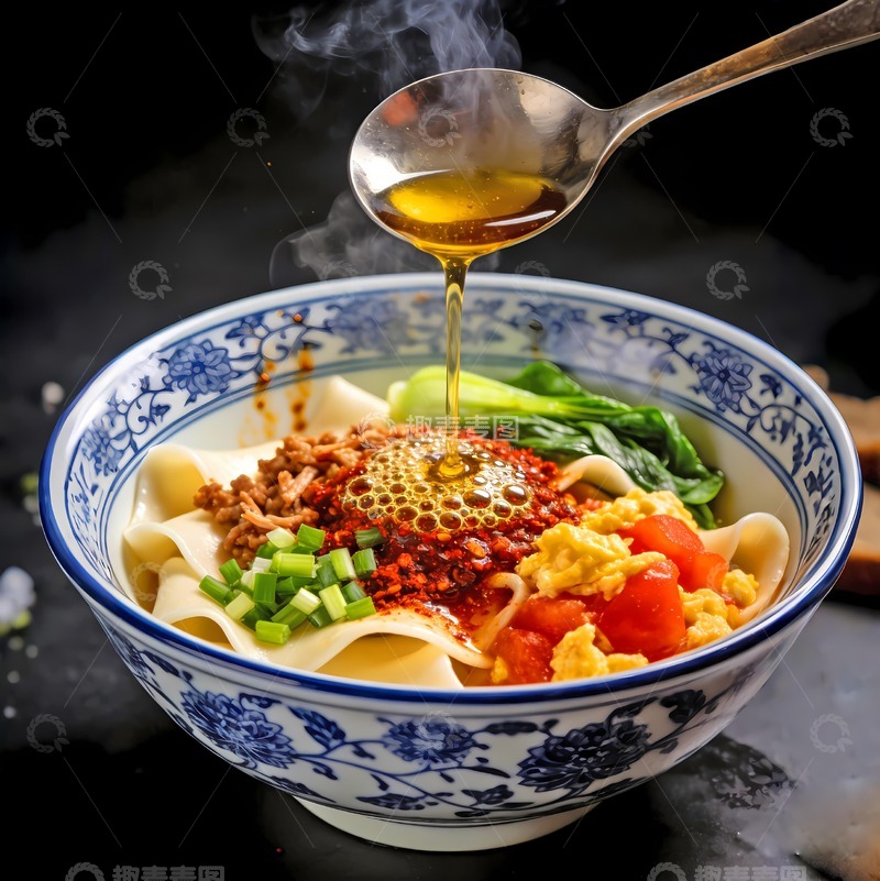 高清大图下载【趣麦麦图】油泼面biangbiang面摄影