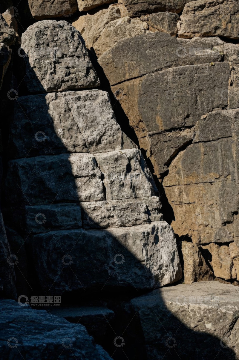 高清大图下载【趣麦麦图】堆叠石块特写自然风光素材