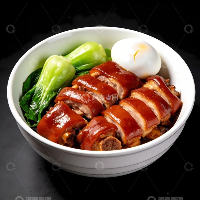 高清大图下载【趣麦麦图】隆江猪脚饭美食