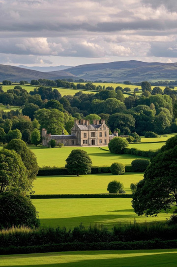 乡村庄园自然风光