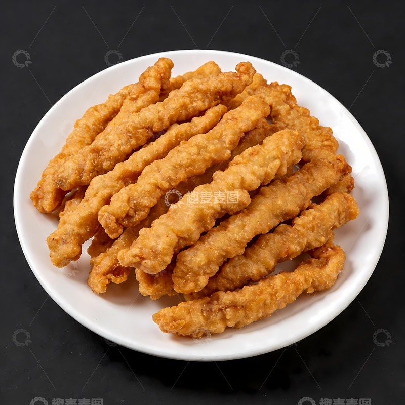 高清大图下载【趣麦麦图】一盘美味的小酥肉