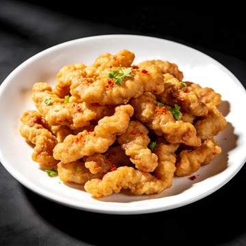 一盘小酥肉图片