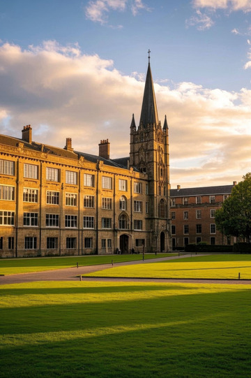 英国历史大学建筑风光