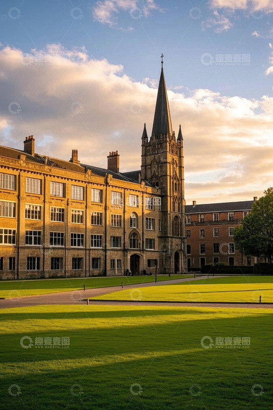英国历史大学建筑风光