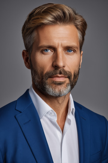 西装男士商务肖像