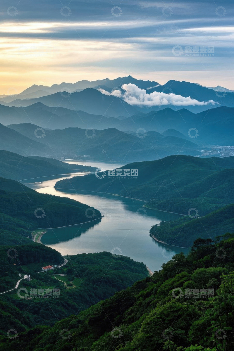 高清大图下载【趣麦麦图】山水自然风光全景