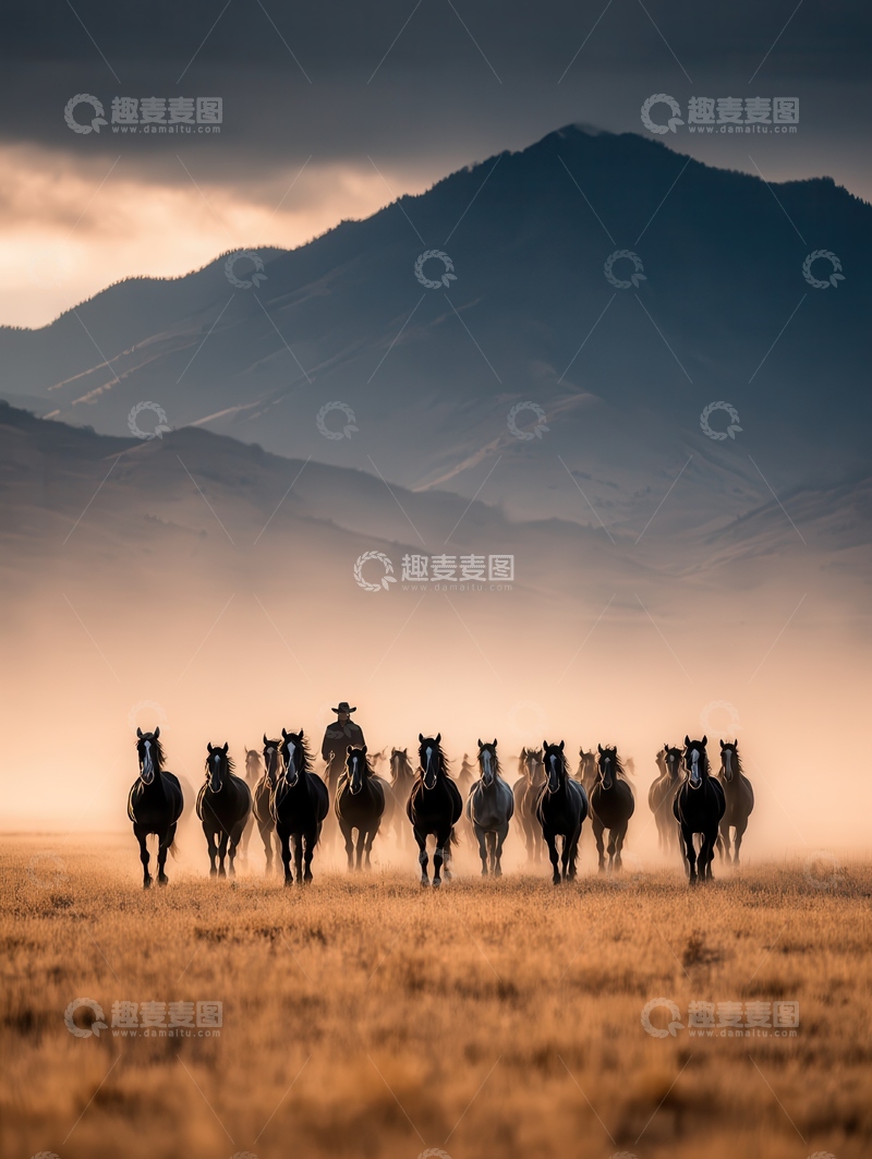 高清大图下载【趣麦麦图】自由  奔放  无畏 