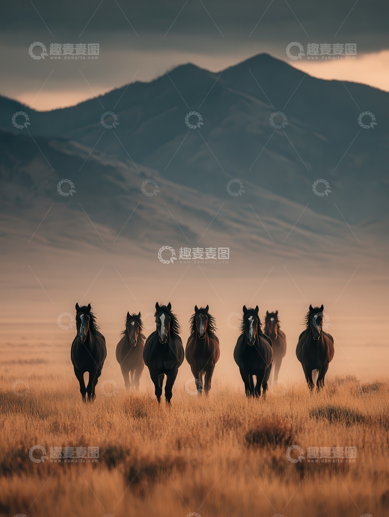 高清大图下载【趣麦麦图】自由  奔放  天道     