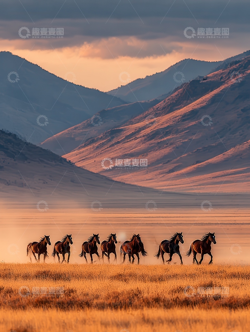 高清大图下载【趣麦麦图】自由  奔放  苍茫   