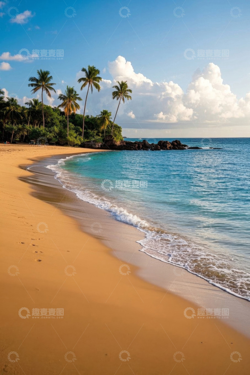 高清大图下载【趣麦麦图】热带海滩海洋风光