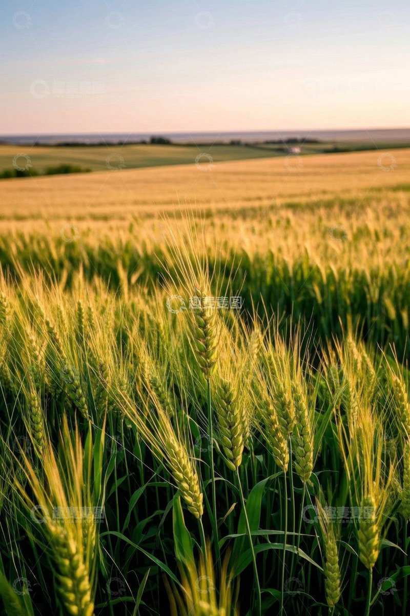 高清大图下载【趣麦麦图】金色麦田自然风光