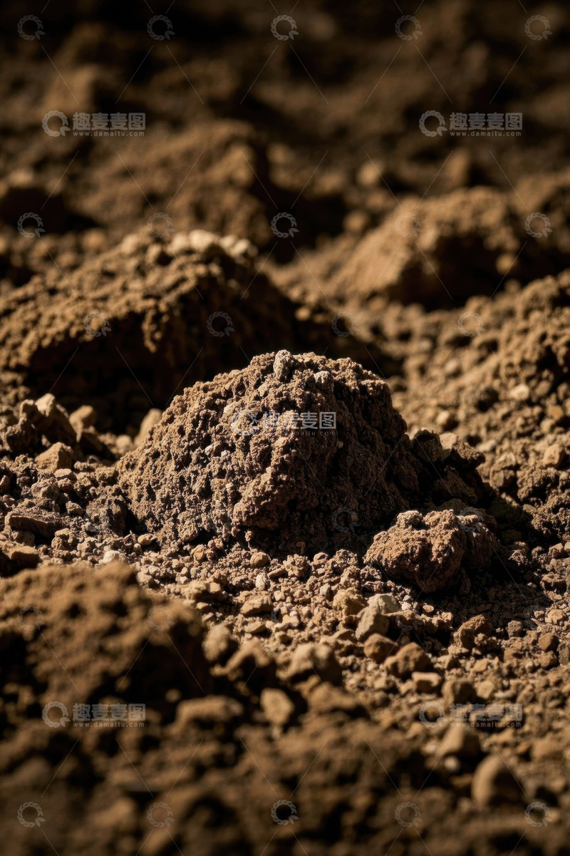 高清大图下载【趣麦麦图】特写肥沃疏松的土壤