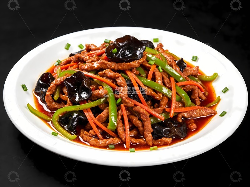 高清大图下载【趣麦麦图】川菜鱼香肉丝