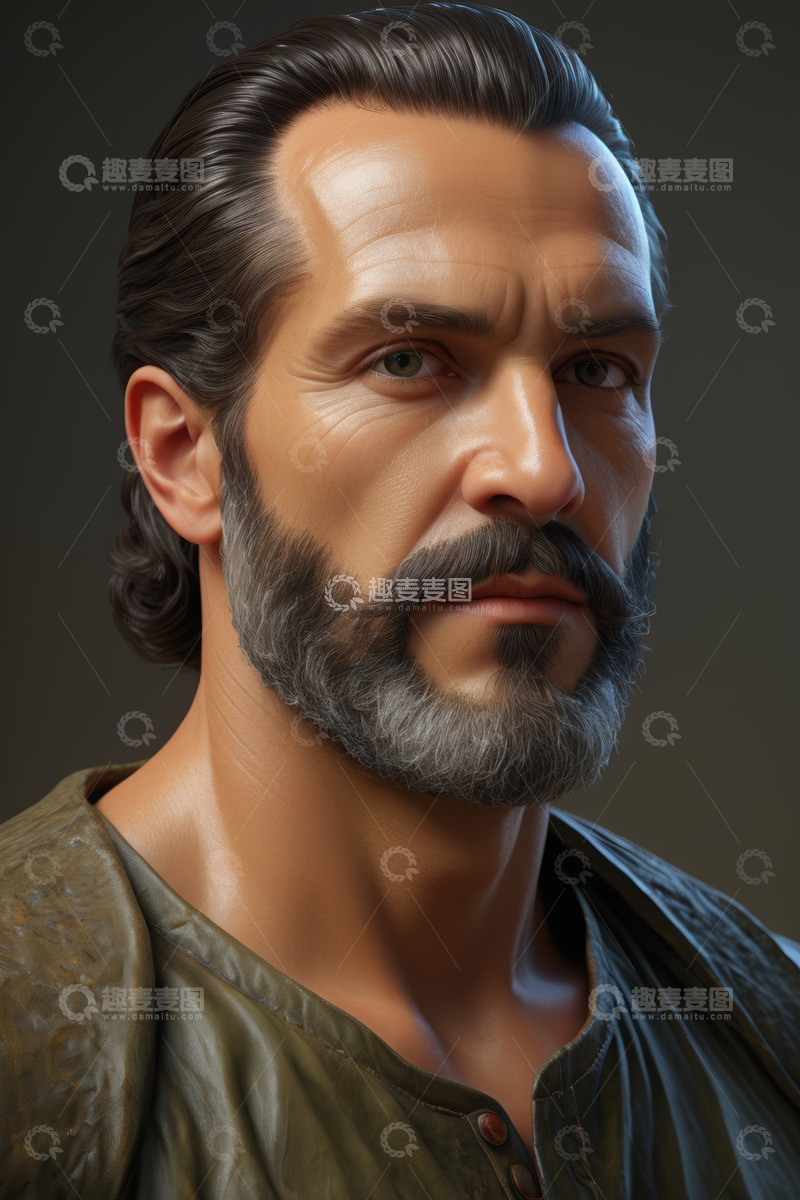 高清大图下载【趣麦麦图】男性人物特写