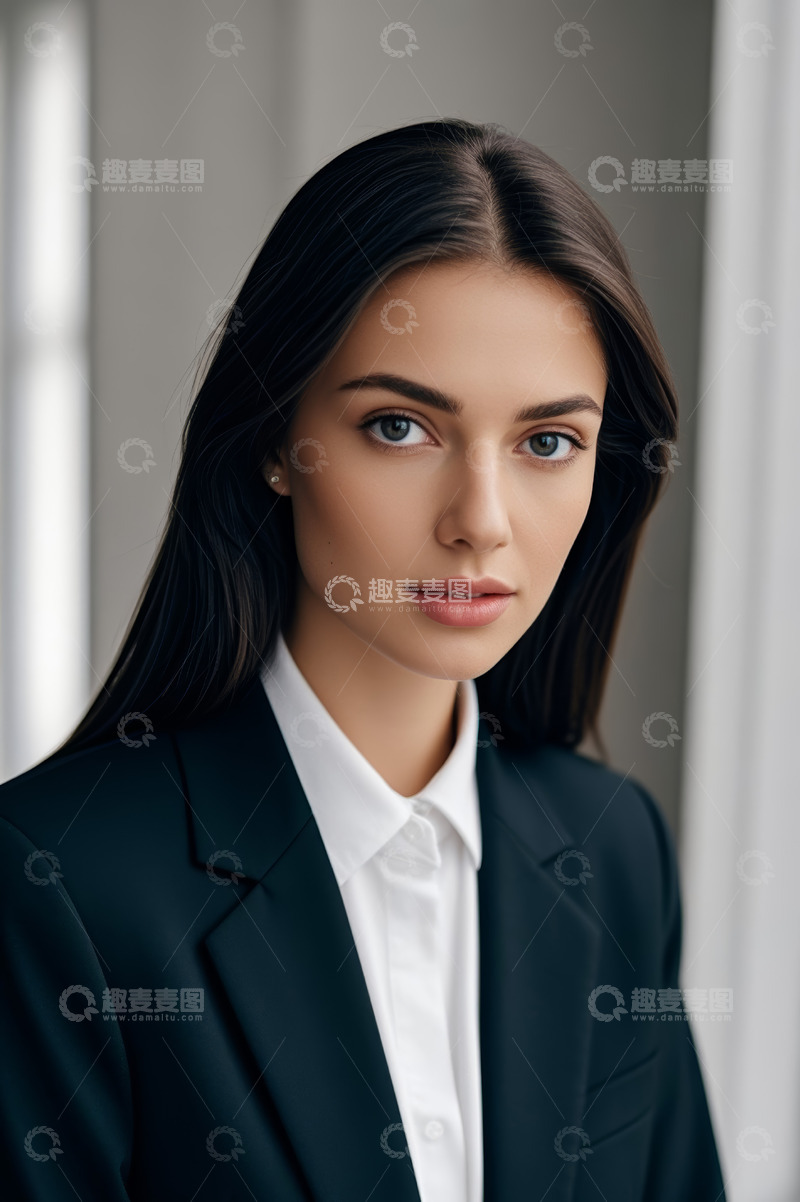 高清大图下载【趣麦麦图】职业装女性肖像