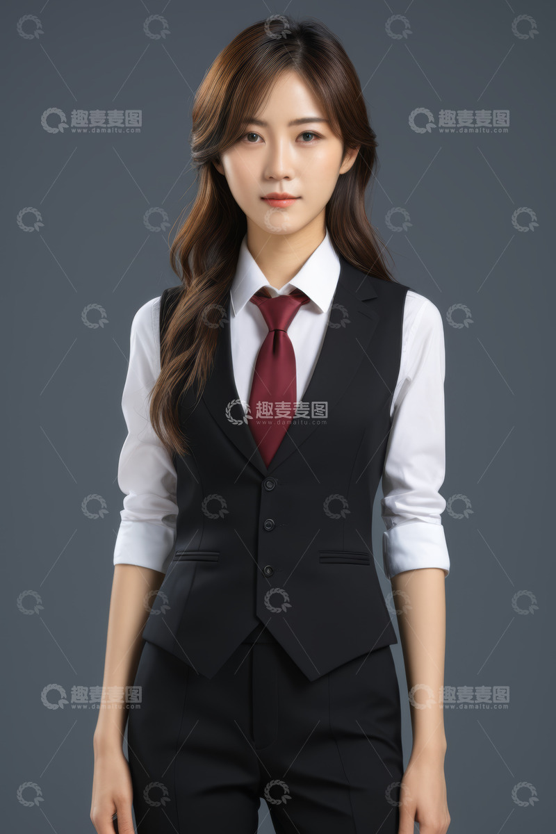 高清大图下载【趣麦麦图】职业装女性商务形象展示