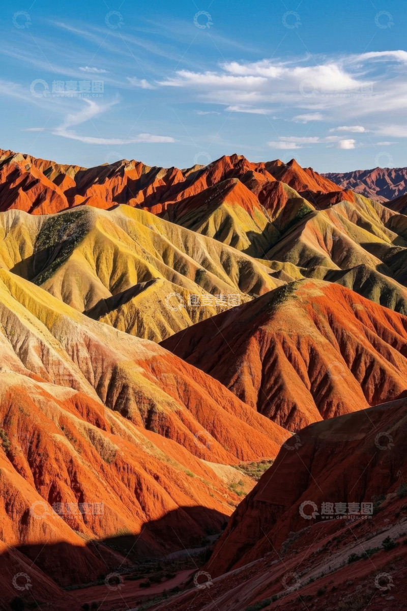 高清大图下载【趣麦麦图】张掖七彩丹霞自然风光