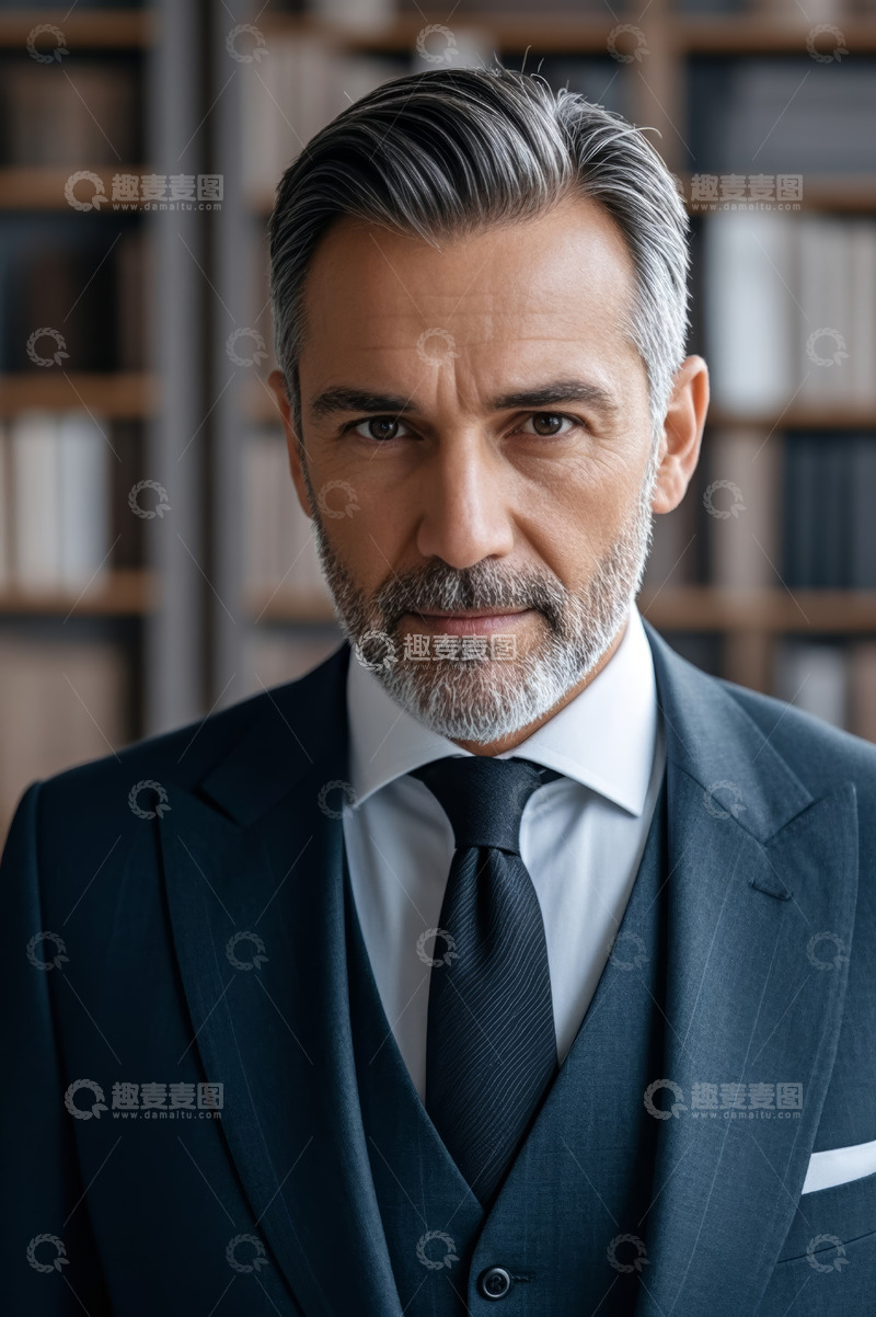 高清大图下载【趣麦麦图】西装男士商务肖像