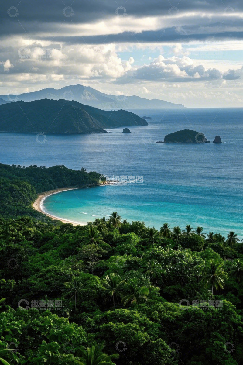 高清大图下载【趣麦麦图】热带海滩海洋自然风光