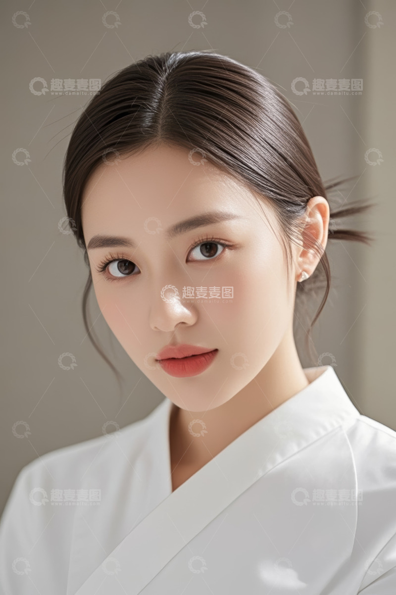 高清大图下载【趣麦麦图】亚洲女性半身肖像