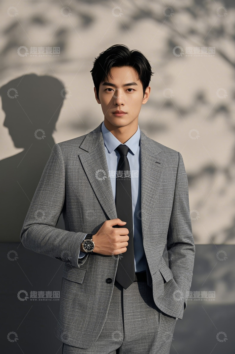 高清大图下载【趣麦麦图】身着西装的男士形象