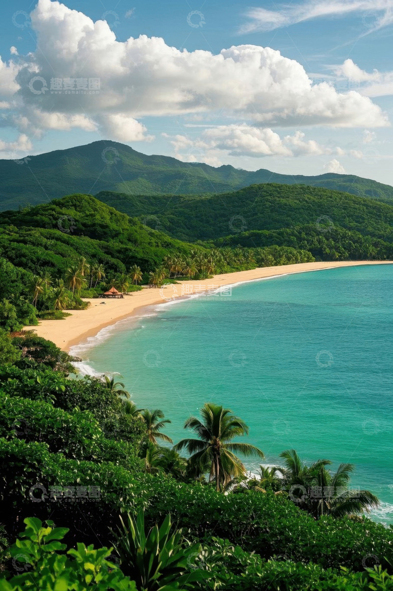 高清大图下载【趣麦麦图】热带海滩自然风光
